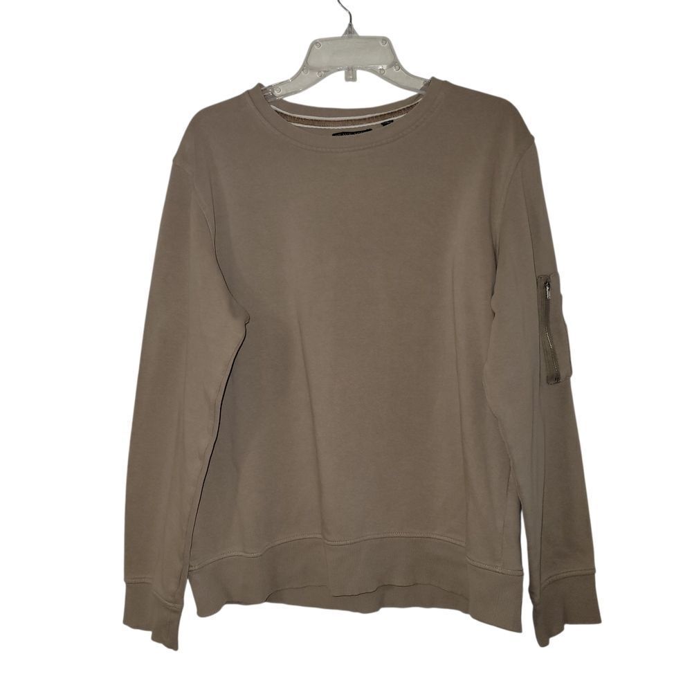 Brave Soul Beige Crewneck Top